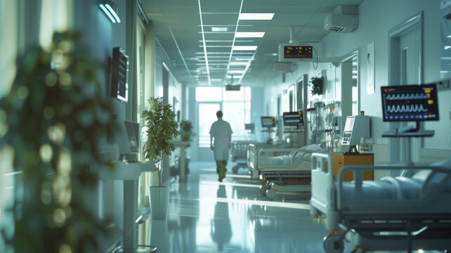 The forecast shows a massive need for additional specialists in the healthcare sector. The picture shows the transformative development of the generational change in nursing staff.generative ai