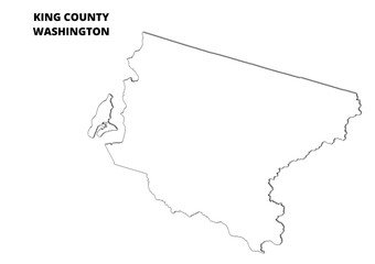 King County Map. Washington