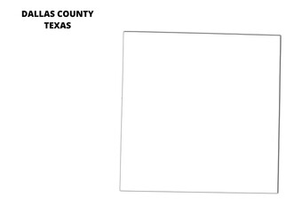 Dallas County Map. Texas