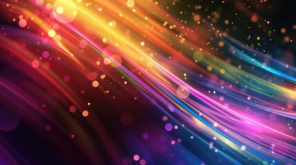 Fototapeta premium Vibrant abstract light backdrop