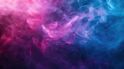 Obraz premium Vibrant smoke against dark backdrop