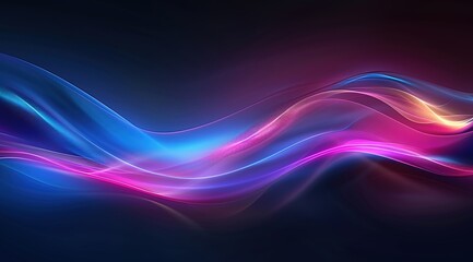 abstract background with blue waves