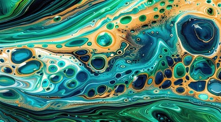 abstract background with peacock