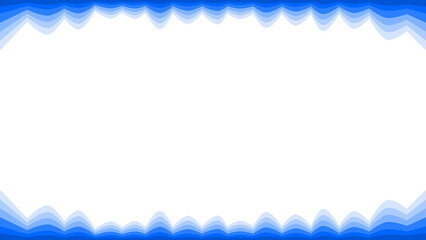 Background white with blue cloud border. Vector can be used for banners, posters, power points, templates, slides, etc.