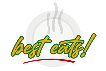 Best Eats Eatery Logo Steaming