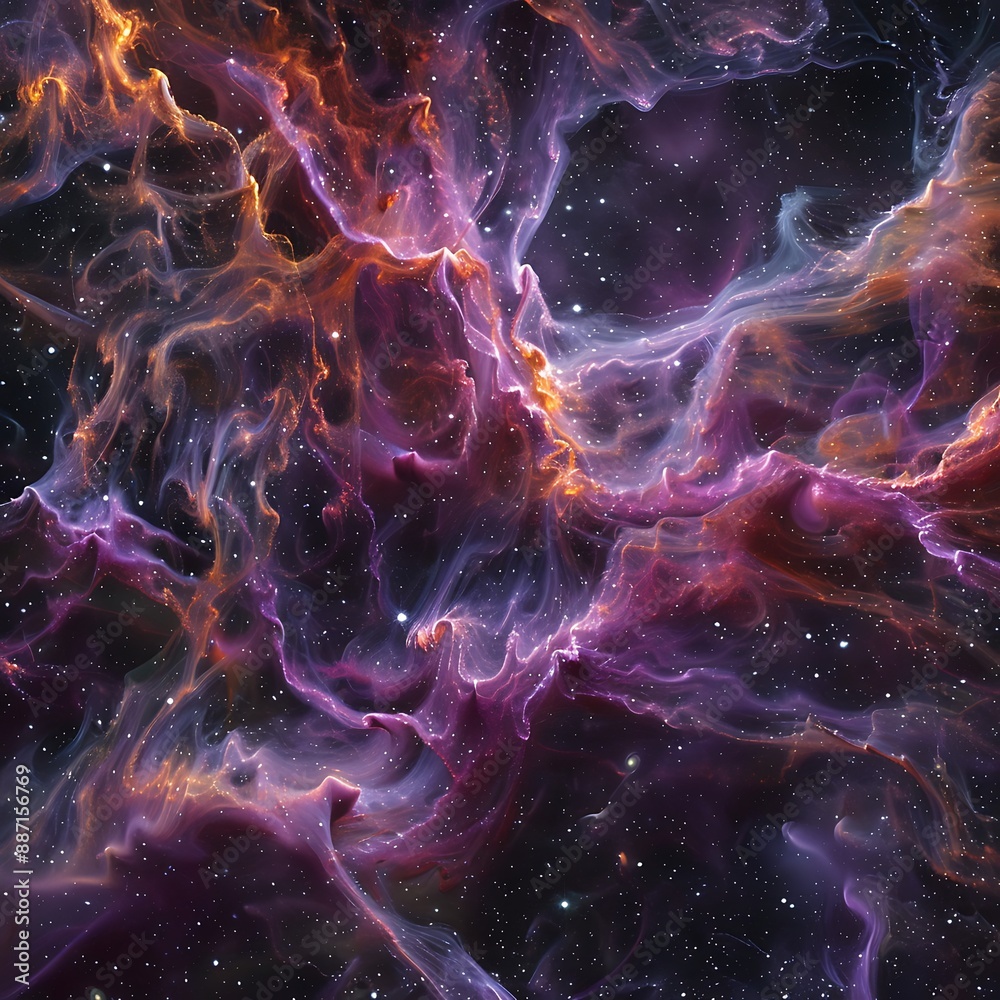 Wall mural showcase powerful jets of energy emitted from the core of an active galactic nucleus 169 image 3 cap