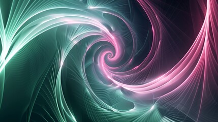 A picture of a colorful shiny tunnel in the style of galaxy and stars and space vibes, Abstract vortex and road hole, swirling and twirling neon portal.