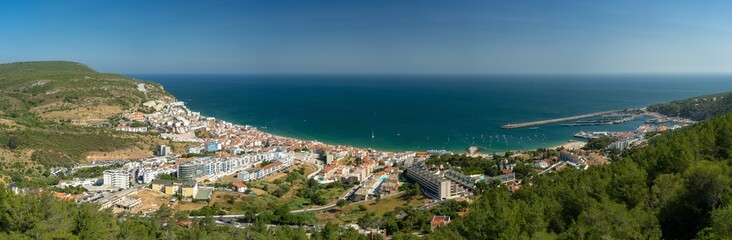 Views of the town of Sesimbra captured from the Castle.