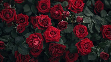 Background of real roses