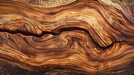 Background of rich natural wood