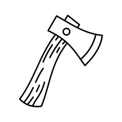 axe in a log