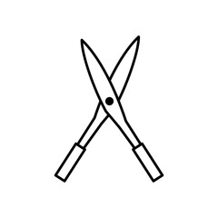 scissors garden icon