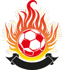 Fototapeta premium Escudo de futebol