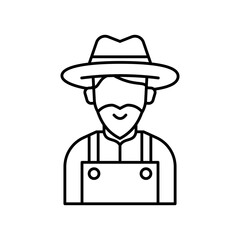 Farmer with a suitcase