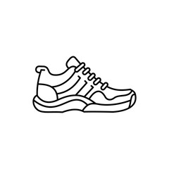 Sport shoes illustration icon