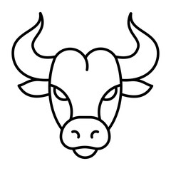 Bull head icon