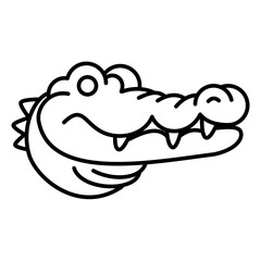Icon of a crocodile
