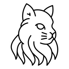 Cat head icon