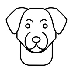 dog head icon
