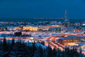 Obraz premium Reykjavik, capital city of Iceland