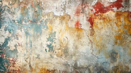 Obraz premium Antique wall with aged paint in abstract style
