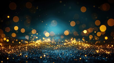 Fototapeta premium background with bokeh lights