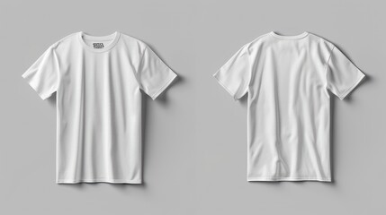 A white shirt is shown with the back cut off. Generate AI image