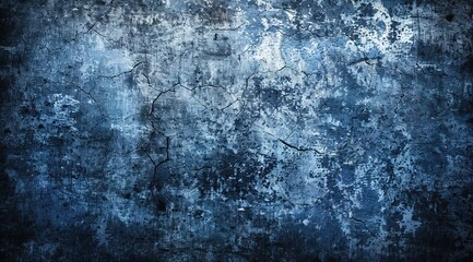 Obraz premium blue grunge wall