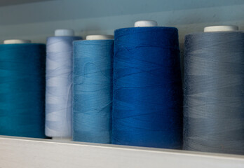 large spools of thread