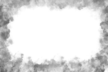 white fog fantasy frame