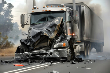 "Devastating Truck Crash on Empty California Highway
