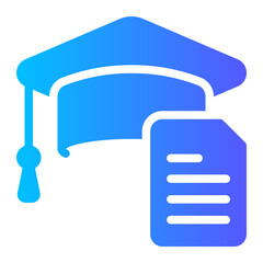 Obraz premium extracurricular activities gradient icon