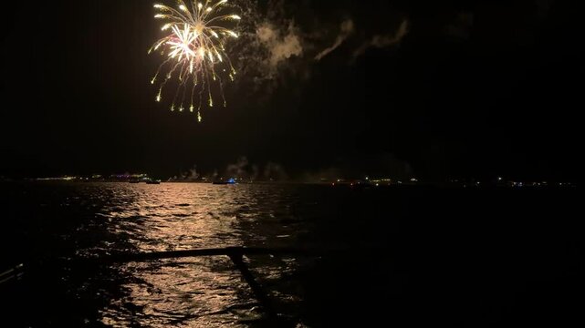 Spectacular Fireworks over Harbor 