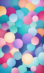 abstract colorful  background with circles