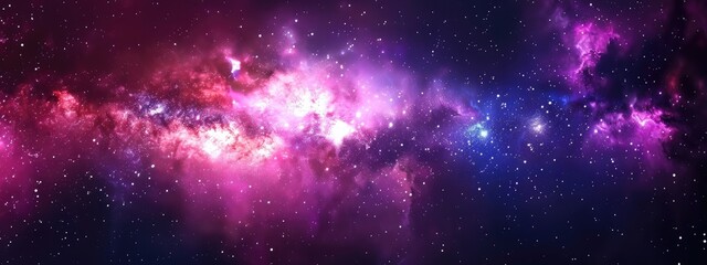 Fototapeta premium Expansive cosmos - grandeur of galaxies and the universe, revealing the infinite wonders and complexities of celestial bodies and the mysteries that lie within the vastness of space