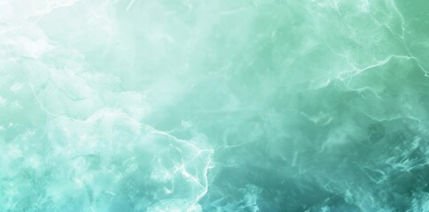 Fresh Mint Leaves on Green Background. Refreshing and Vibrant Nature Concept