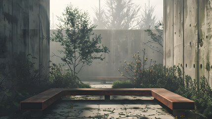 Obraz premium Minimalist realistic setup