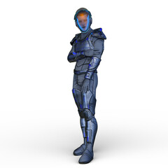 サイバーマン　3DCGレンダリング