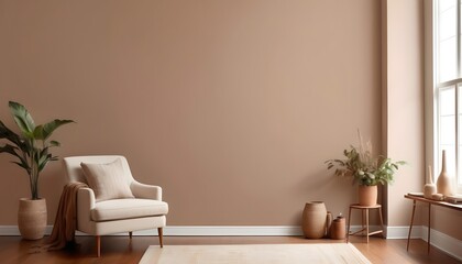 Fototapeta premium Brown Background Texture Backdrop Light Dark Chocolate Reddish Plain Clear Vintage Caramel Warm Wood