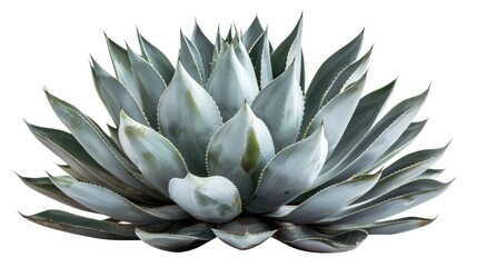 Fototapeta premium Agave plant on white background with isolation path