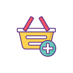 Buy icon design with white background stock illustration