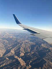 Obraz premium view from airplane window