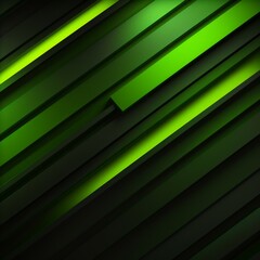 Obraz premium Abstract background with diagonal green and black stripes