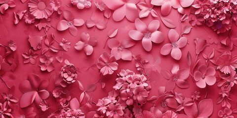 Vibrant Hot Pink Elegance. Abstract colorful background concept