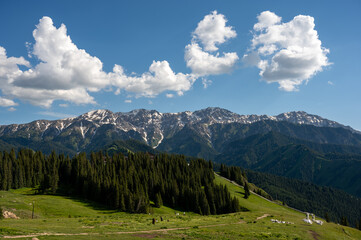 landscape with sky and clouds