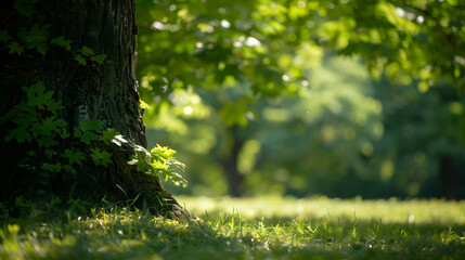 Fototapeta premium Lush Green Forest