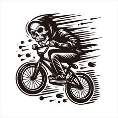 Obraz premium bmxskull1.eps