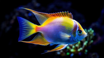 Naklejka premium fish in aquarium