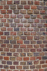 An English red brick texture.