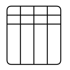A versatile table layout template with a nice minimalist design